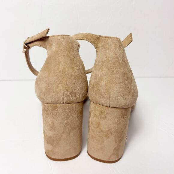 SAM EDELMAN DANIELLA BLOCK HEEL BEIGE WOMEN SANDALS SIZE 10 BRAND NEW - Picture 5 of 8